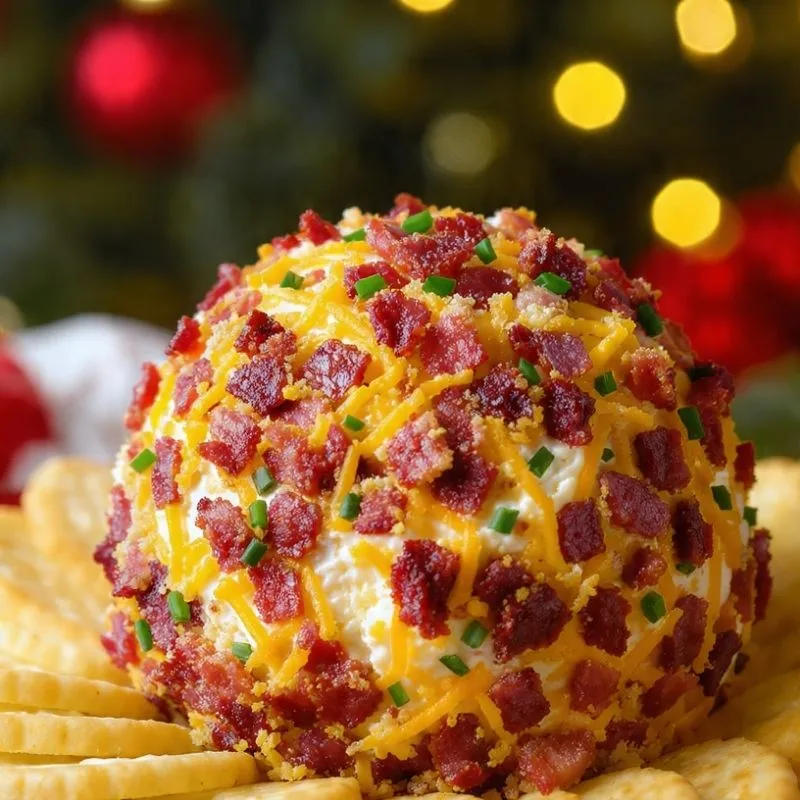 Loaded Bacon Ranch Cowboy Cheese Ball