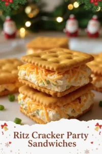 Easy Ritz Cracker Party Sandwiches Recipe