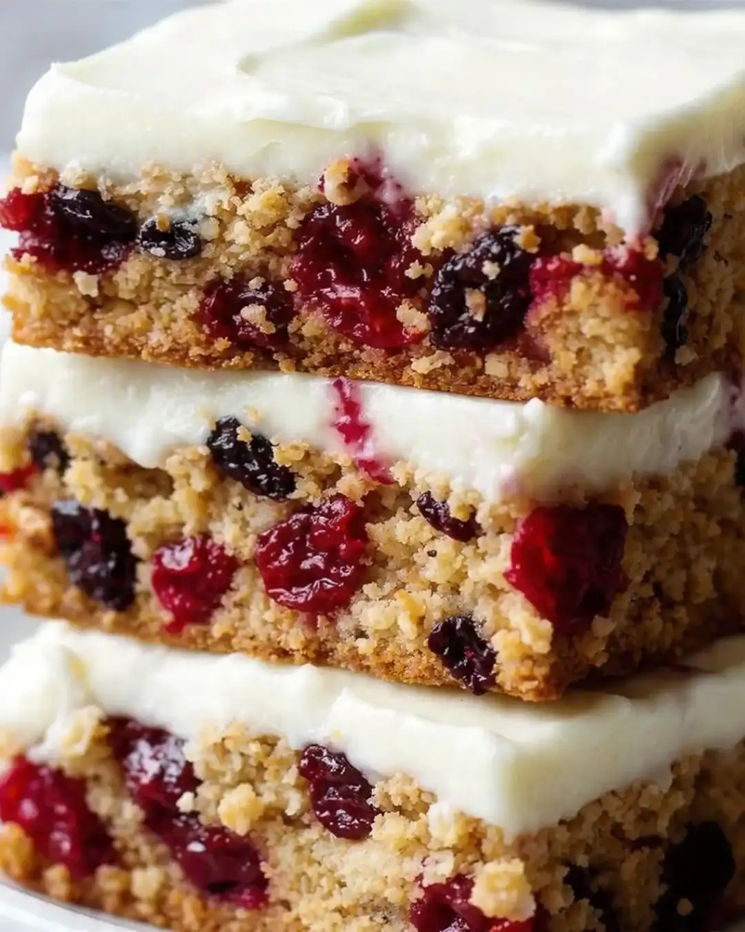 Healthy Gluten-Free Cranberry Bliss Bars