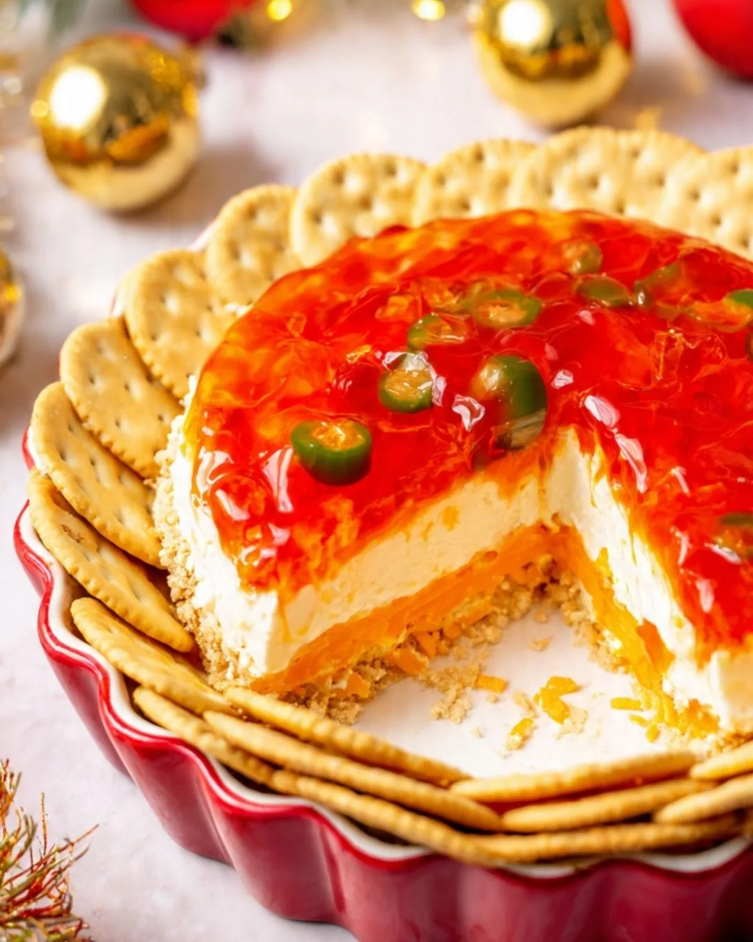 Warm Pepper Jelly Cheese Dip Recipe