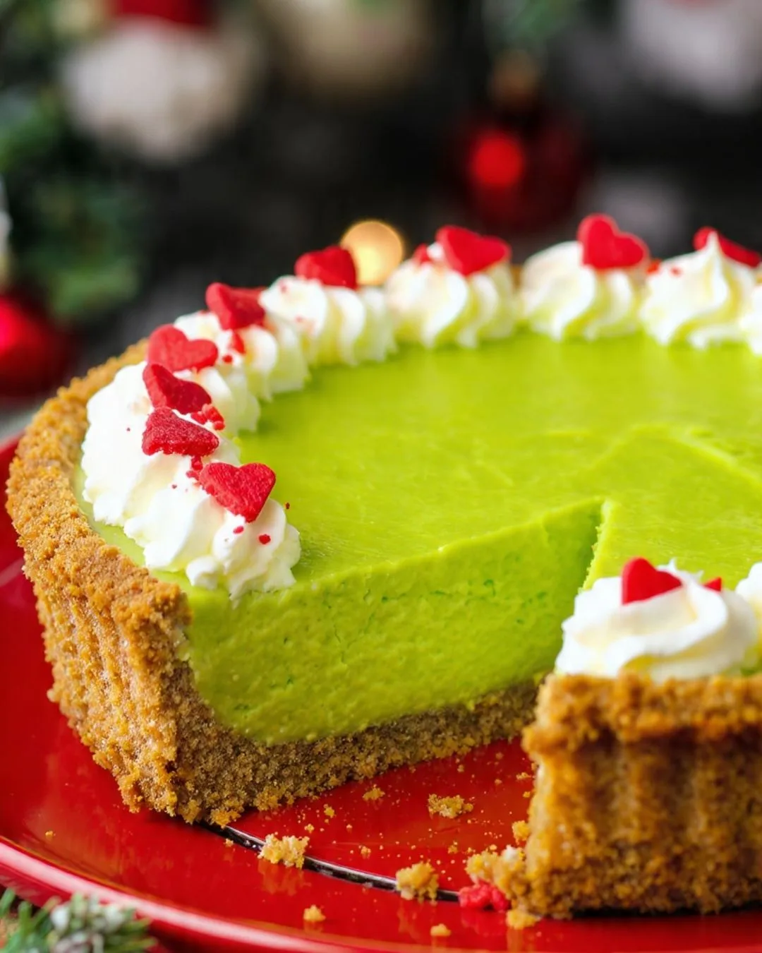 Easy No Bake Grinch Pie Recipe