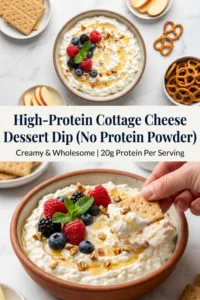 High-Protein Cottage Cheese Dessert Dip