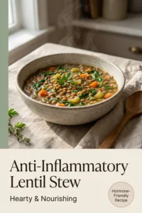 Anti-Inflammatory Lentil Stew for Menopause