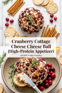 Cranberry Cottage Cheese Cheese Ball