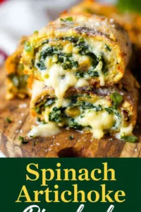 Creamy Spinach Artichoke Pinwheels Recipe