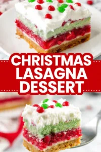 Easy No Bake Christmas Lush Dessert