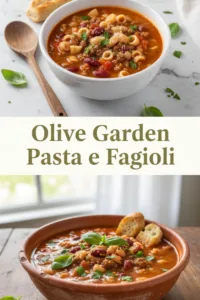 Copycat Olive Garden Pasta e Fagioli