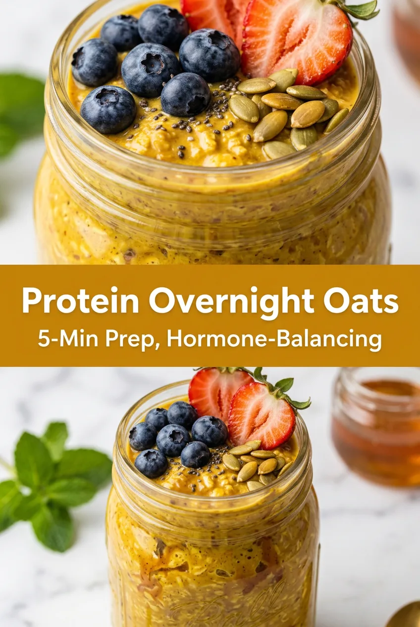 Breakfast Ideas: Anti-Inflammatory Protein Overnight Oats