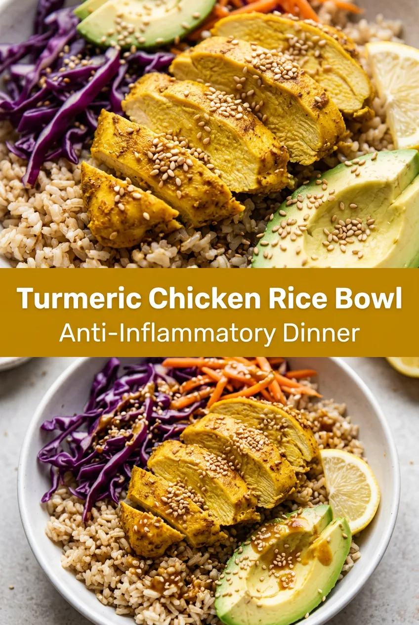 Anti-Inflammatory Recipes: Turmeric Chicken Bowl