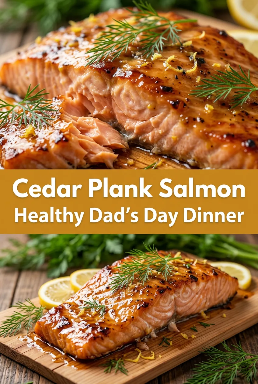 Father's Day Dinner Ideas: Cedar Plank Honey Dijon Salmon