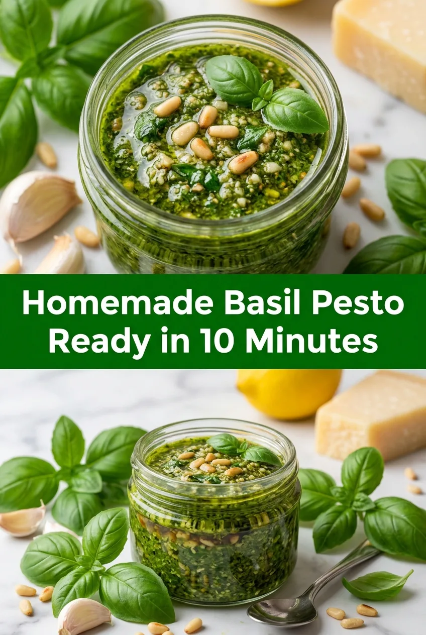 Anti-Inflammatory Recipes: Easy Homemade Basil Pesto