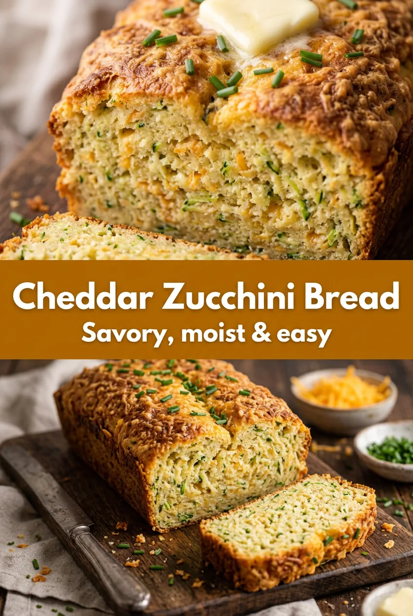 Healthy Baking Ideas: Savory Cheddar Herb Zucchini Bread