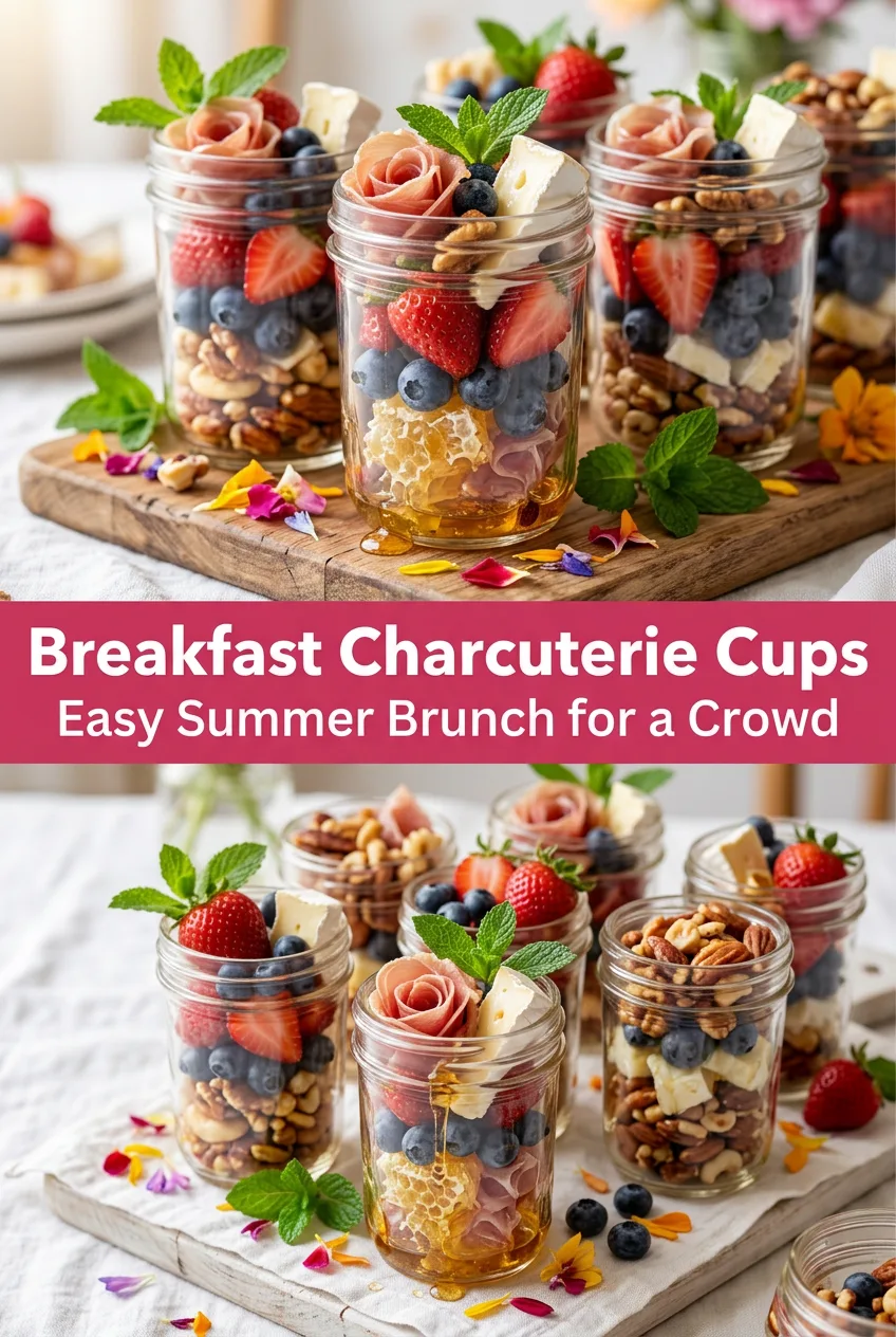 Summer Brunch Ideas: Breakfast Charcuterie Cups